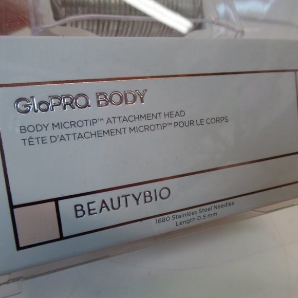 BeautyBio GloPRO Body Microtip Attachment Head White - Sealed New In Box - Picture 2 of 7